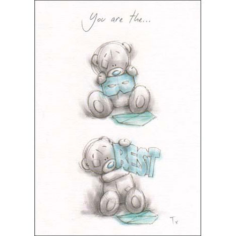 Best Dad Me to You Bear Sketchbook Fathers Day Card £1.60